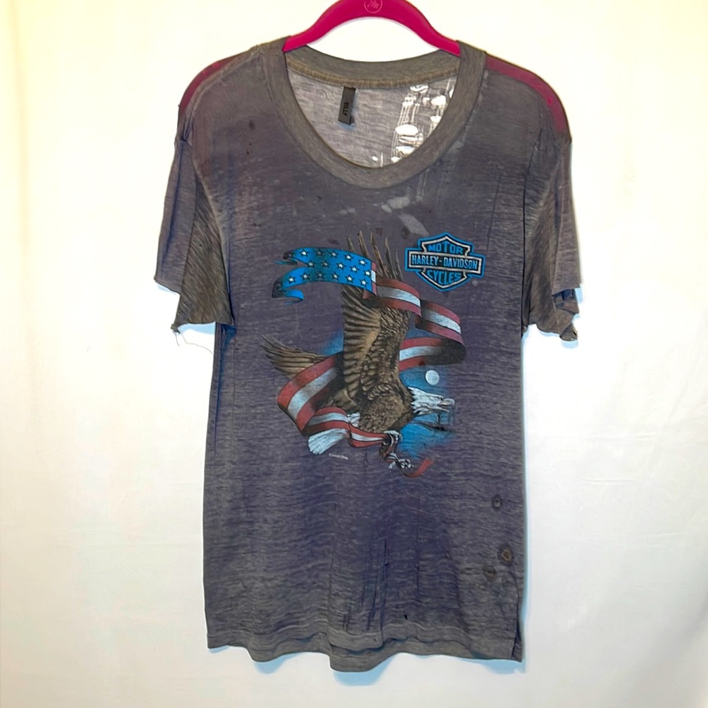 Vintage Harley Davidson super sheer RARE T-shirt size S/M